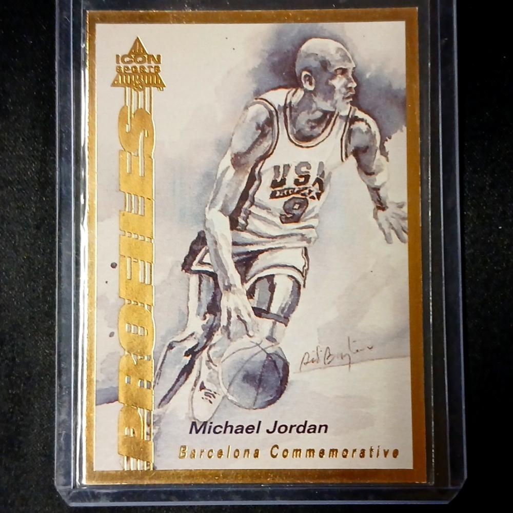 1993 Profiles Michael Jordan Barcelona Card